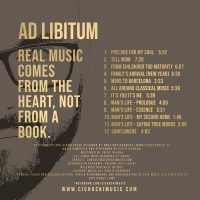 Cichocki Music - Ad Libitum - Back Page