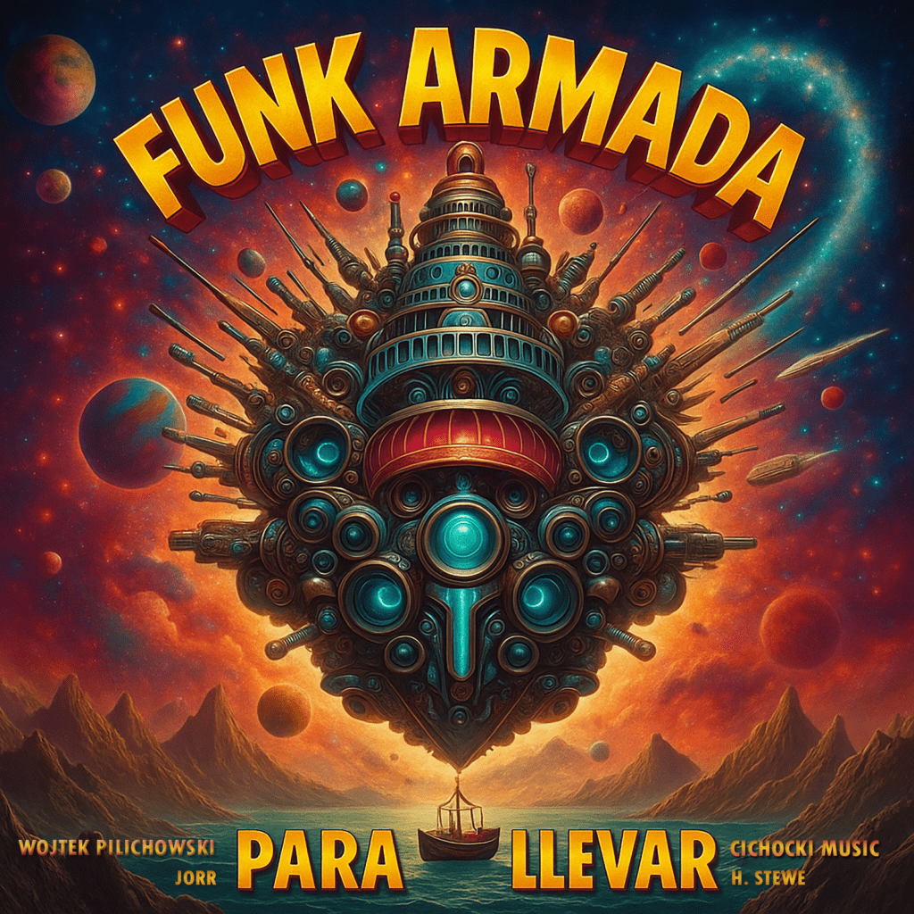Cover art for Funk Armada — “Para Llevar”, modern funk single recorded in Alicante, Spain